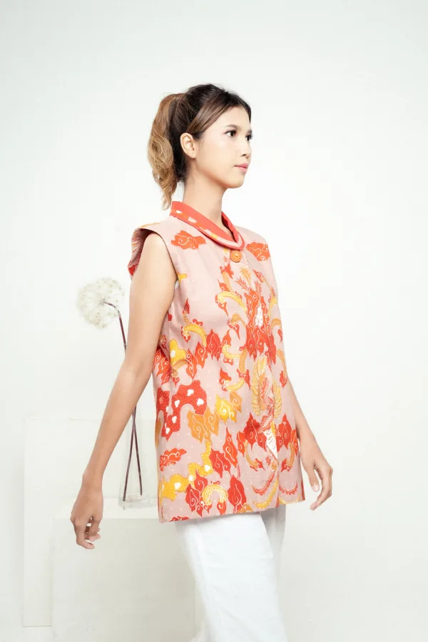 Vest Batik Megamendung Ratih - Image 2
