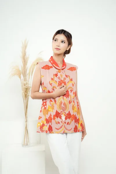 Vest Batik Megamendung Ratih