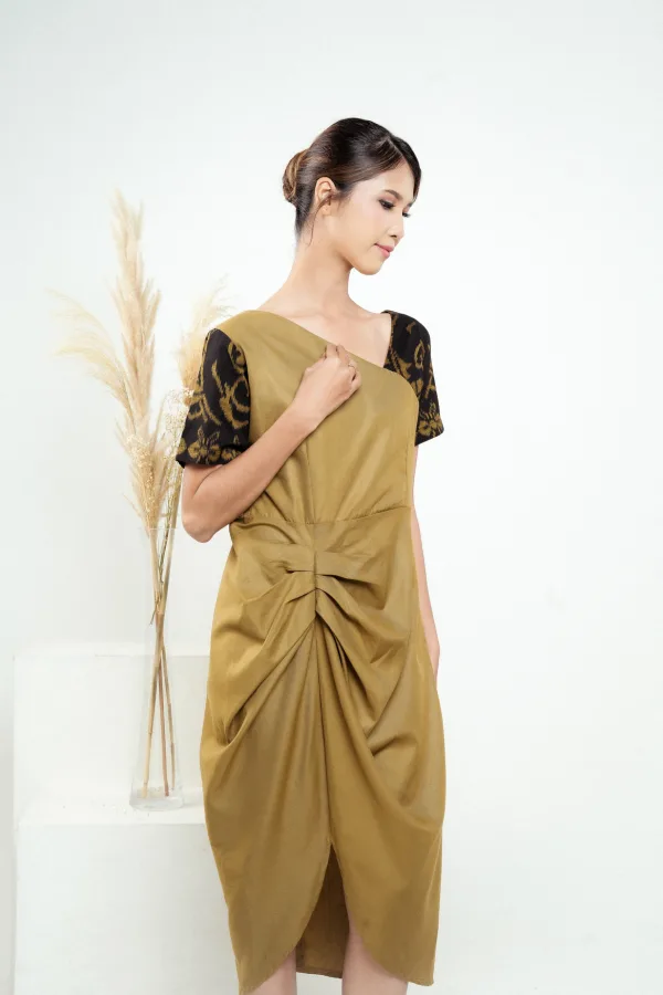 Dress Midi Tenun Wela - Image 4