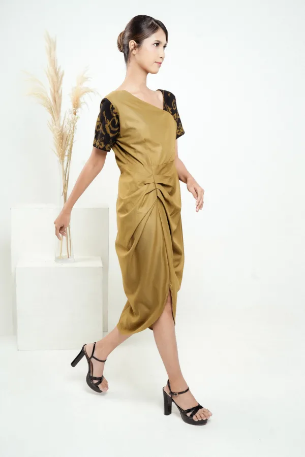 Dress Midi Tenun Wela - Image 2