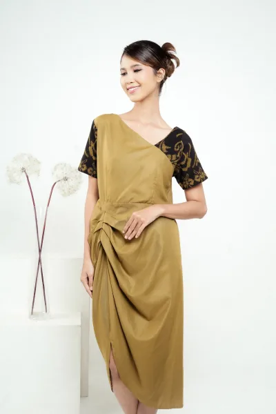 Dress Midi Tenun Wela